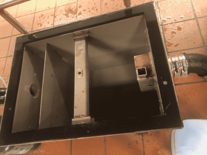 Grease Trap After Cleaning